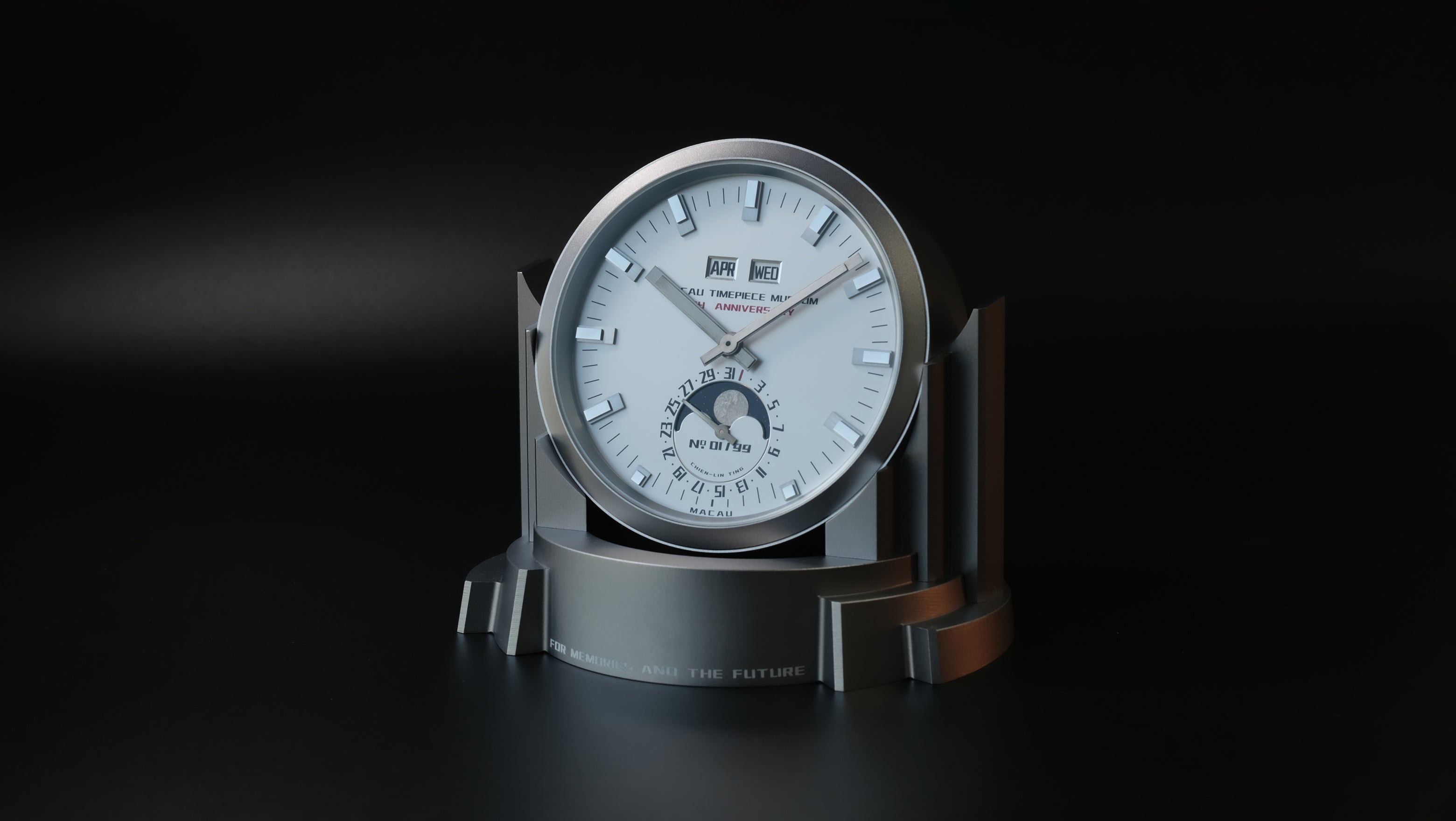 A Secular Perpetual Calendar Table Clock by a talented watchmaker from A Secular Perpetual Calendar Table Clock by a talented watchmaker from