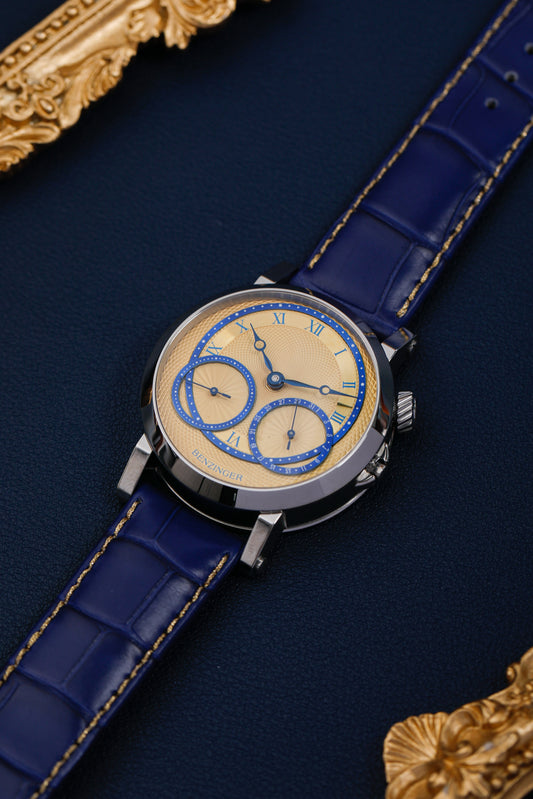 Artisanal Excellence: The Independent Watcher X Benzinger GAP 1 "Golden Blue"
