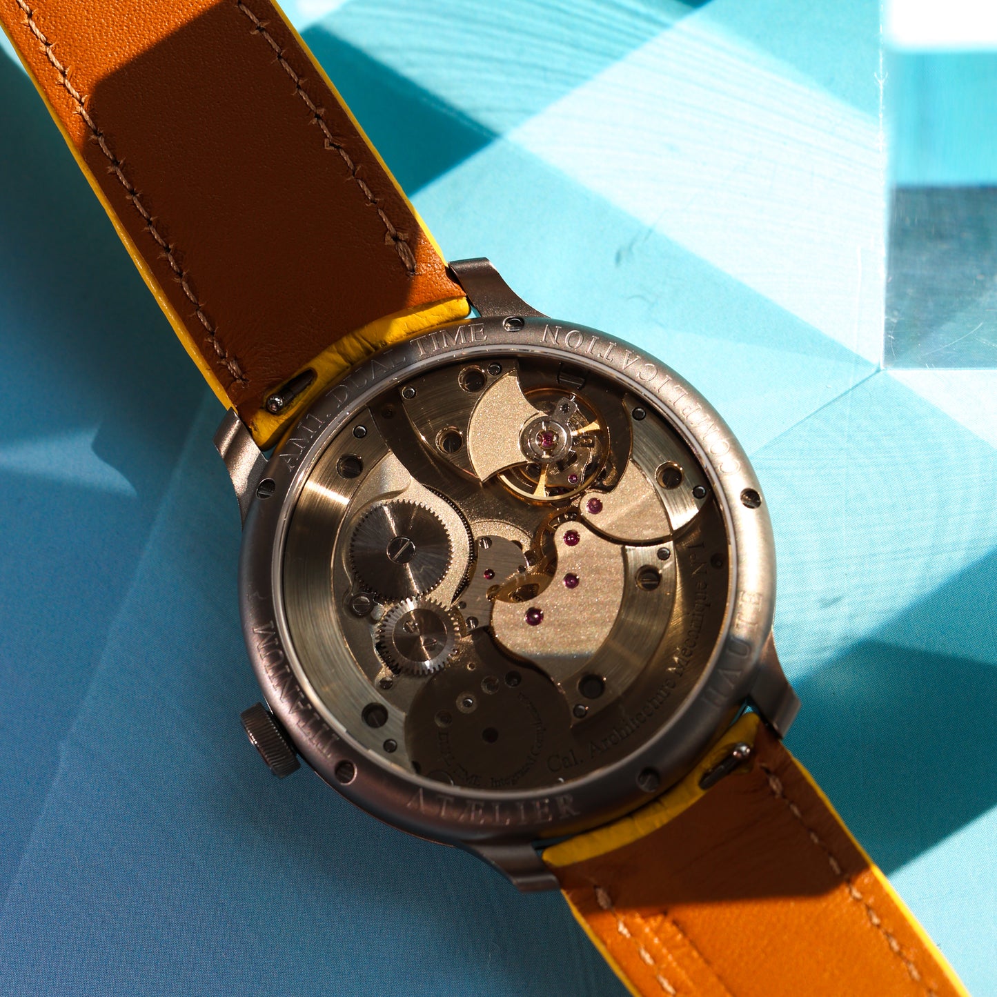 Ataelier Haute Complication "Dual Time" Titanium Yellow