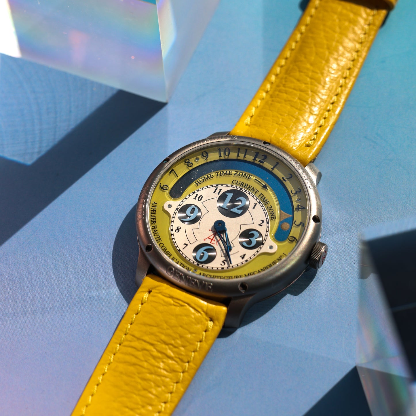 Ataelier Haute Complication "Dual Time" Titanium Yellow