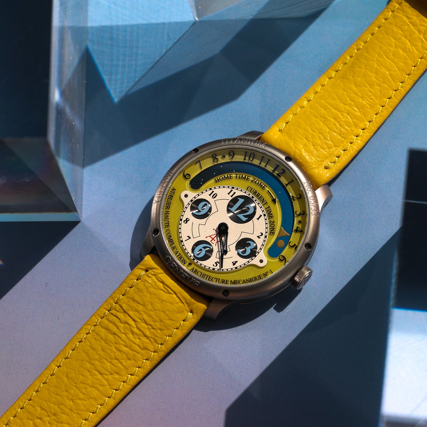Ataelier Haute Complication "Dual Time" Titanium Yellow