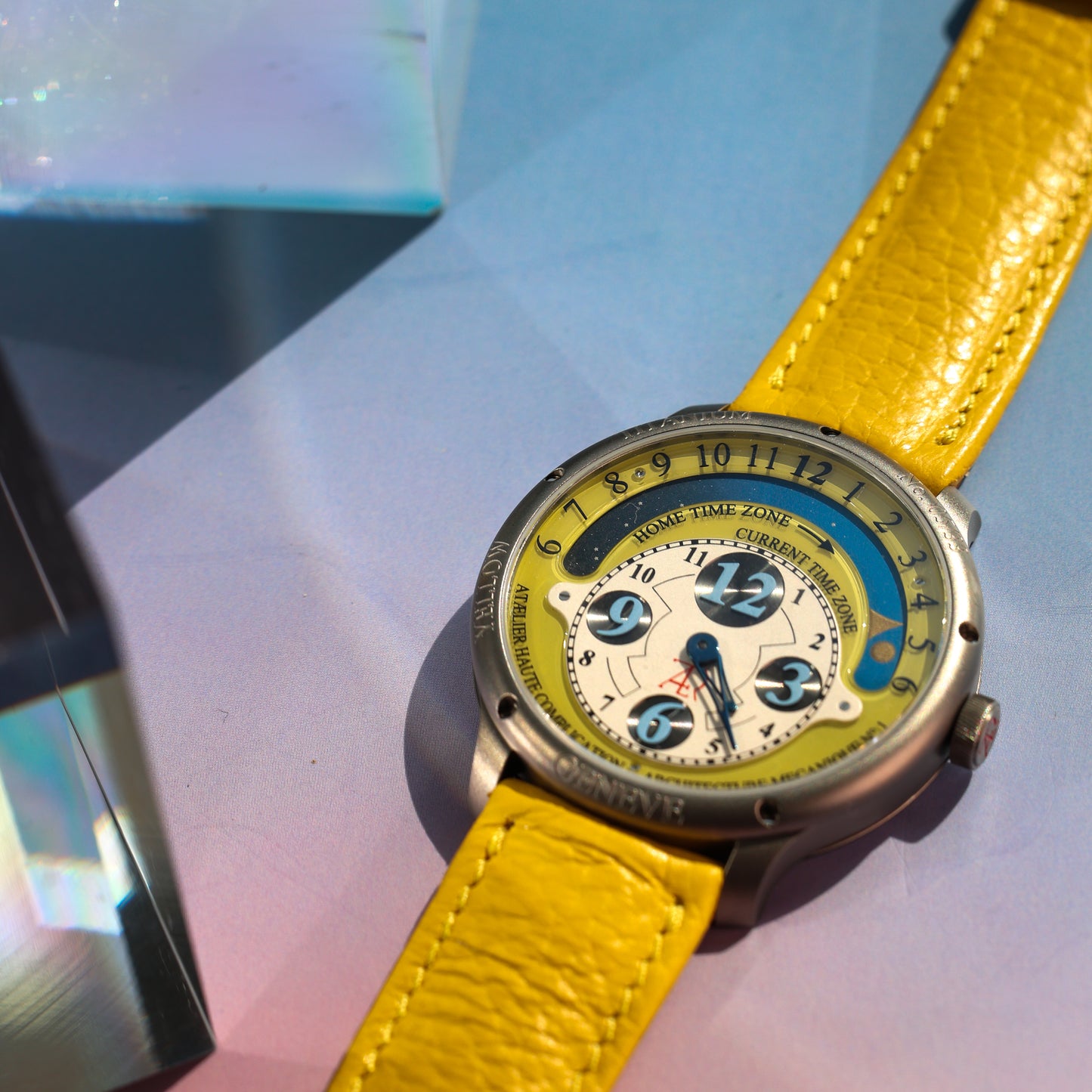 Ataelier Haute Complication "Dual Time" Titanium Yellow