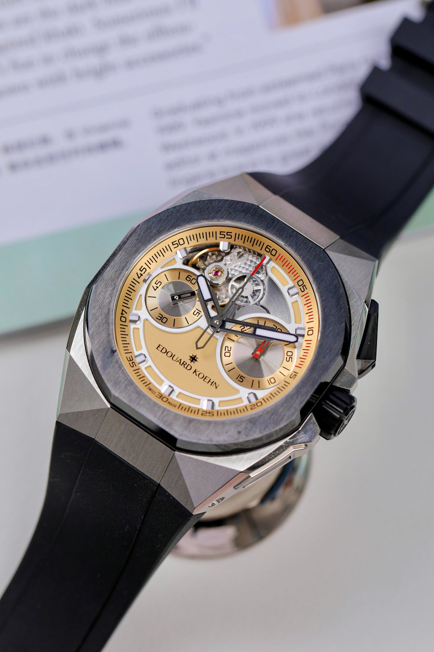 TEMPUS II OPENHEART Gold Dial