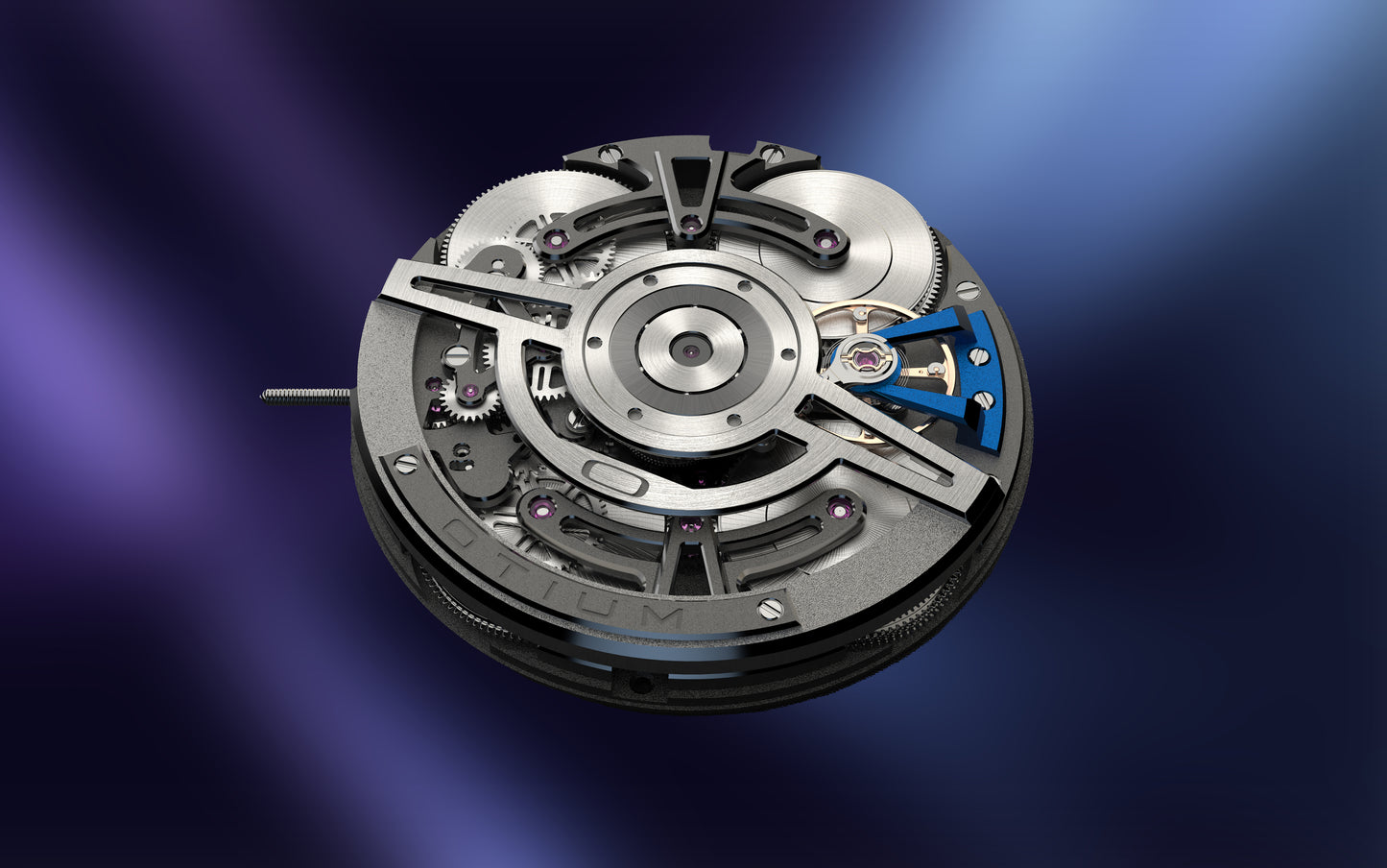 OTIUM REPOSE Titanium Grade 5 Case with Leather Strap