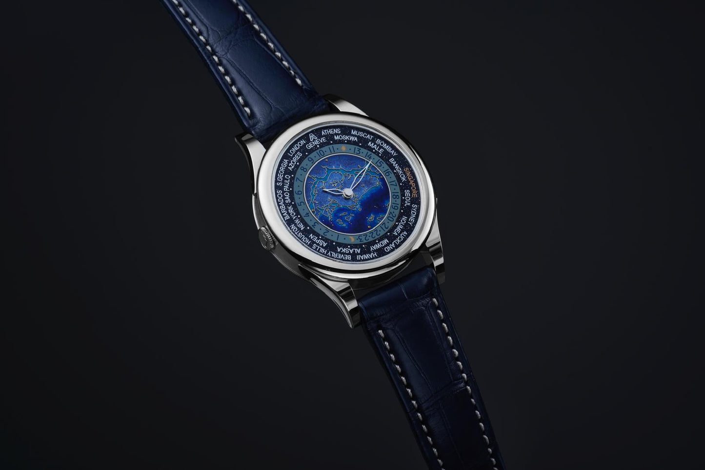 WORLDTIME WATCHES - CELESTIAL VOYAGER SINGAPORE MAP
