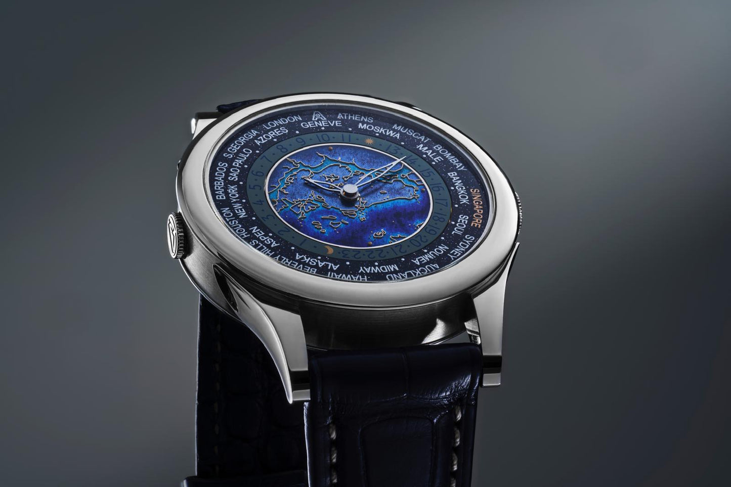 WORLDTIME WATCHES - CELESTIAL VOYAGER SINGAPORE MAP