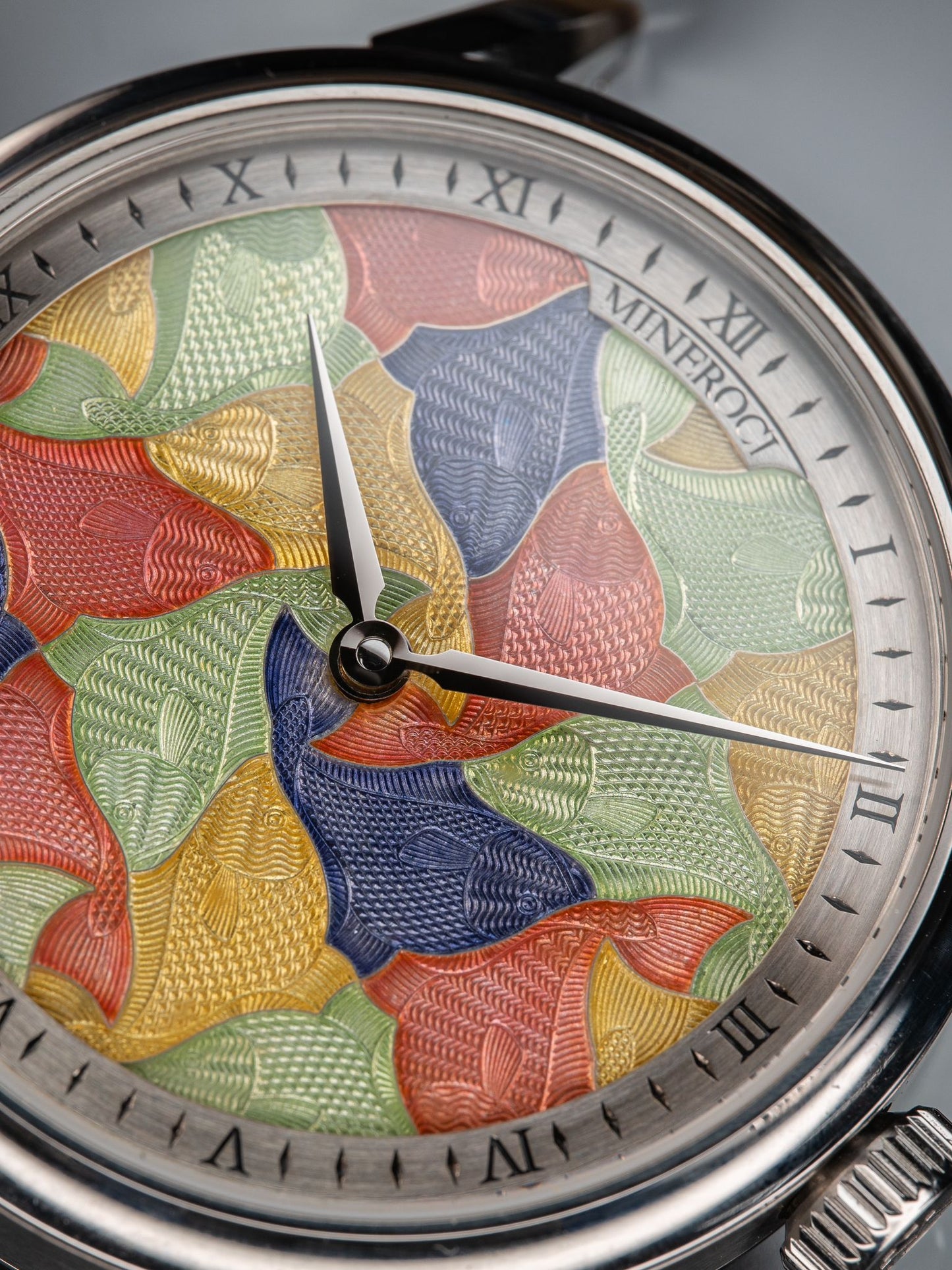 Mineroci Cloissone Enamel Guilloche Fish