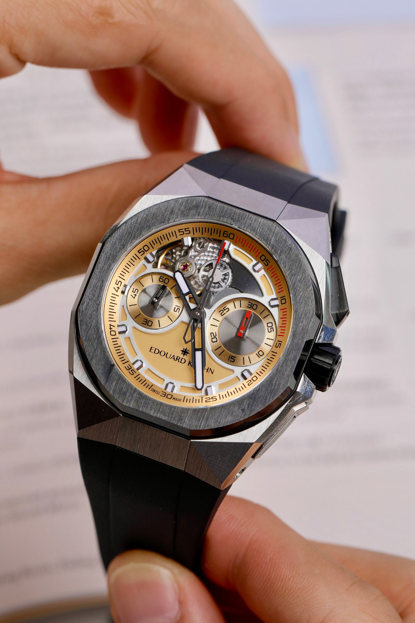 TEMPUS II OPENHEART Gold Dial