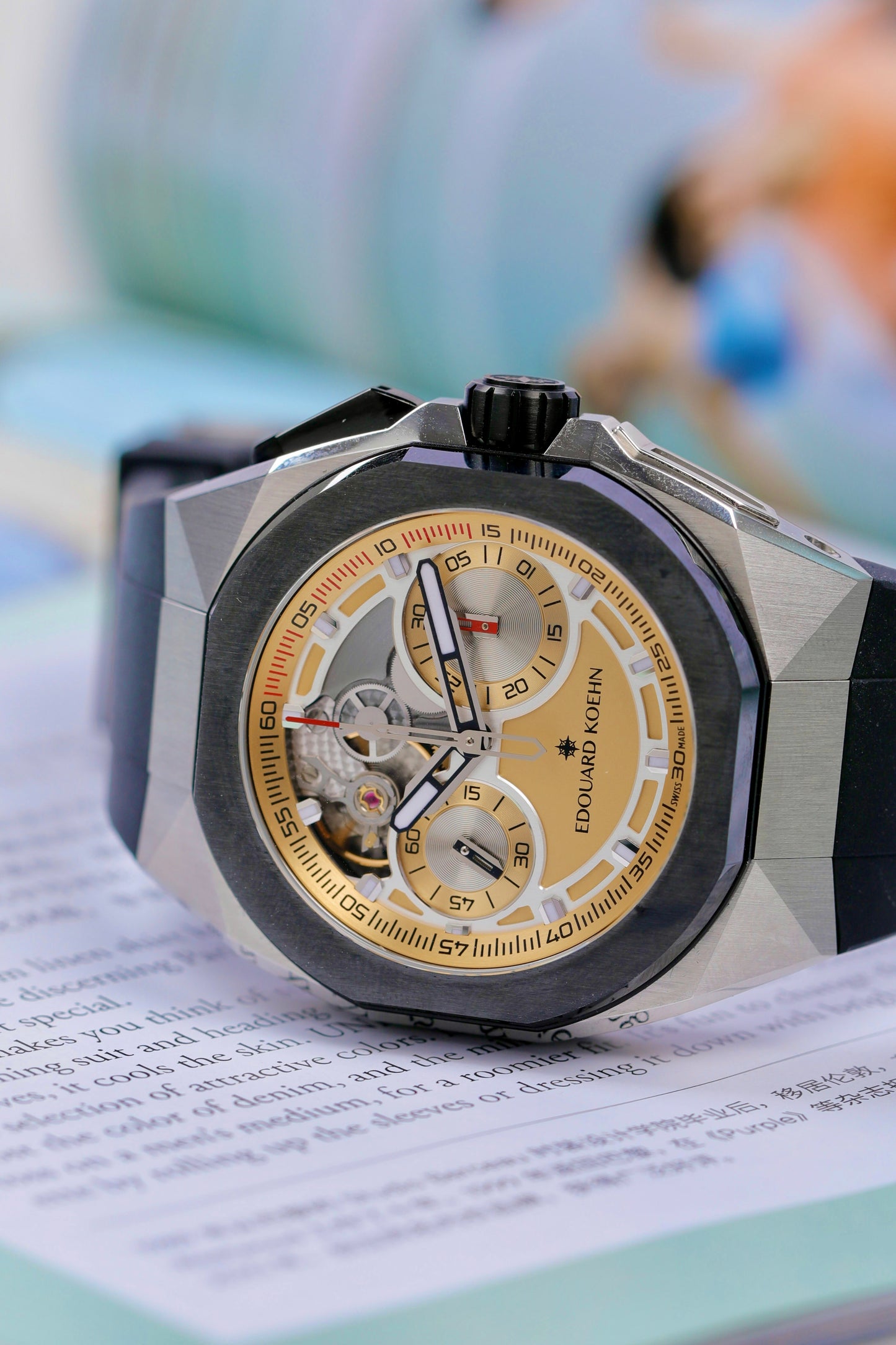 TEMPUS II OPENHEART Gold Dial