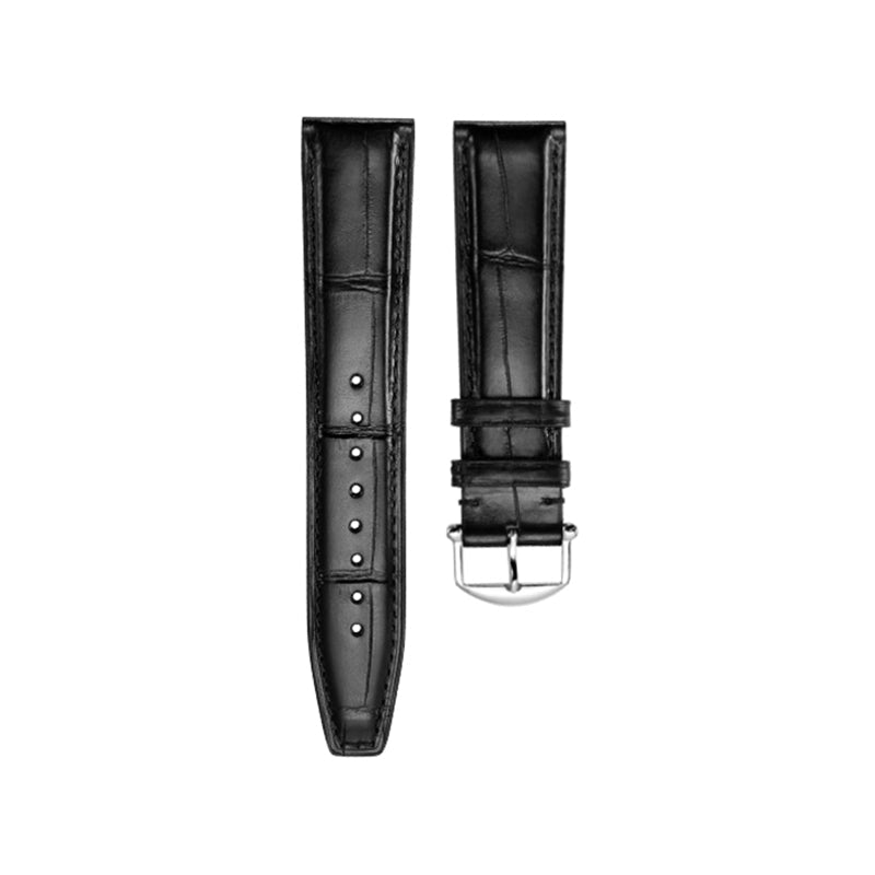 Black Nile Crocodile Strap for IWC