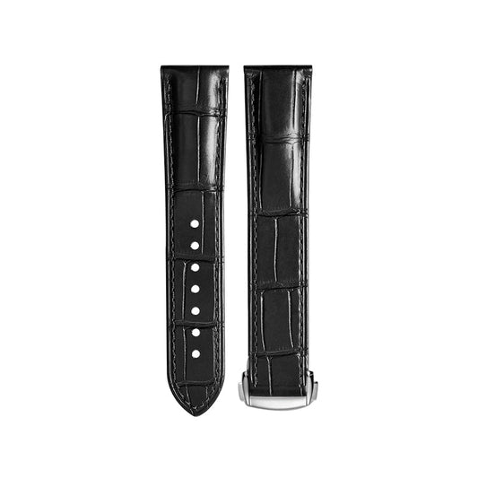 Black Alligator Straps for Omega Seamaster