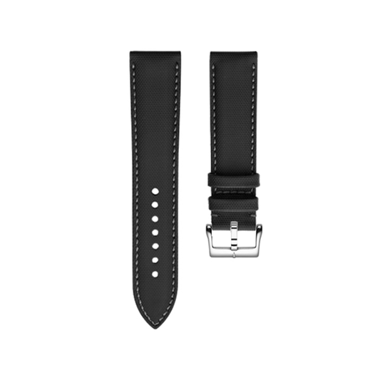 Black Sailcloth Watch Strap for Blancpain