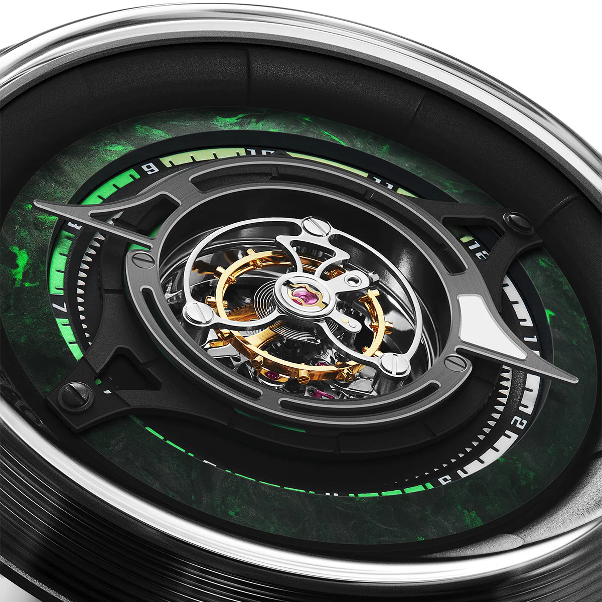 Peacock tourbillon price best sale