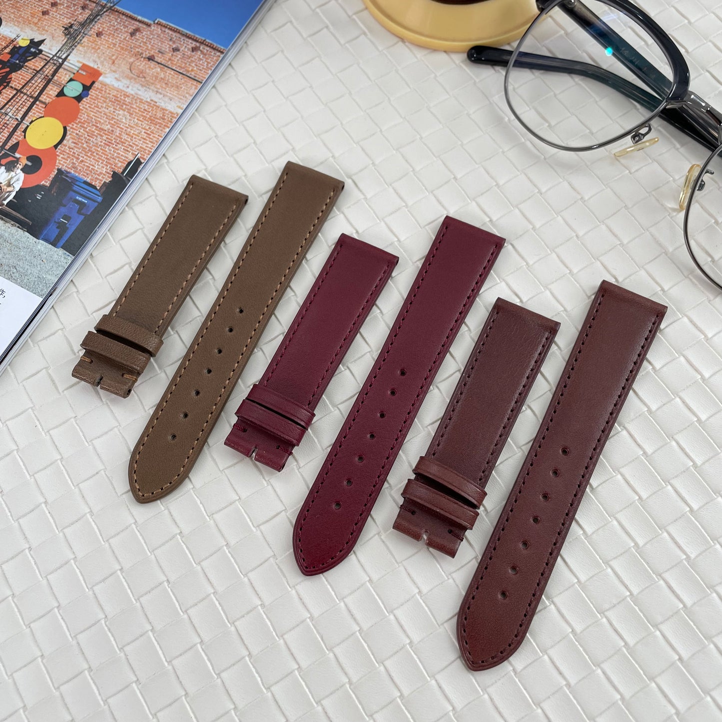Handmade Greased Calf Leather Strap