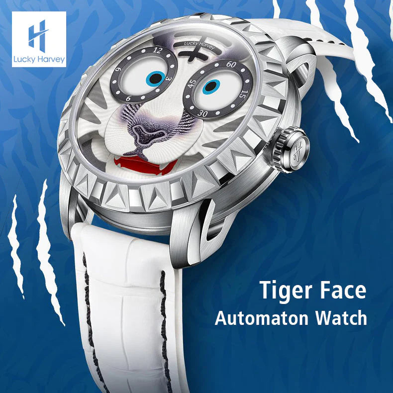 White Tiger Automatic Watch For Man Luminous Limited Edition 2022PCS