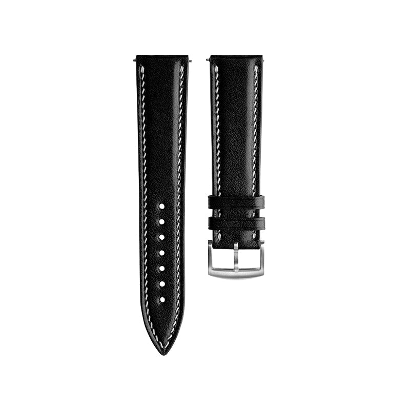 Black Gentleman-Tuxedo Vernazza Calf Leather Strap