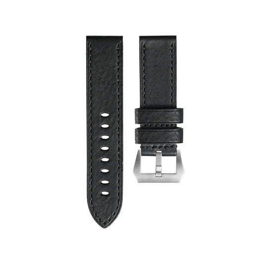 Black M-Box Leather Strap for Panerai