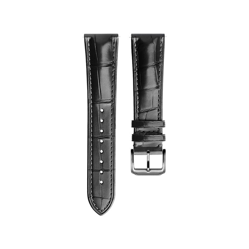 Black Universal Nile Crocodile Strap