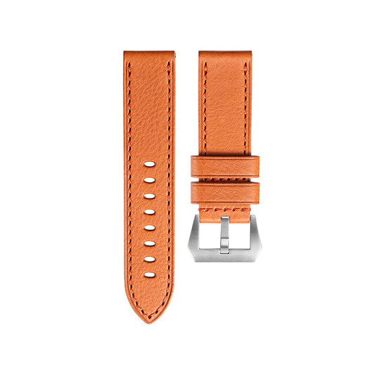 Orange M-Box Leather Strap for Panerai