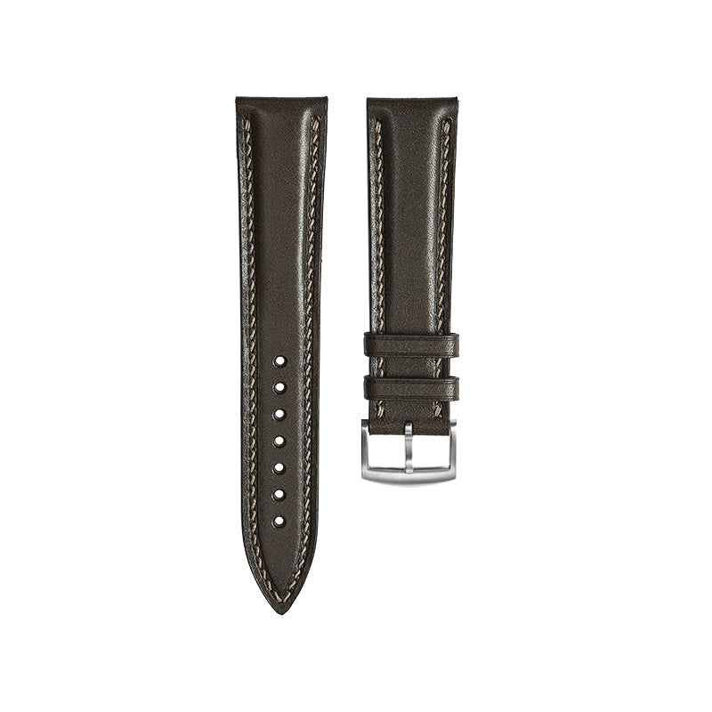 Mocha Brown Gentleman-Tuxedo Vernazza Calf Leather Strap