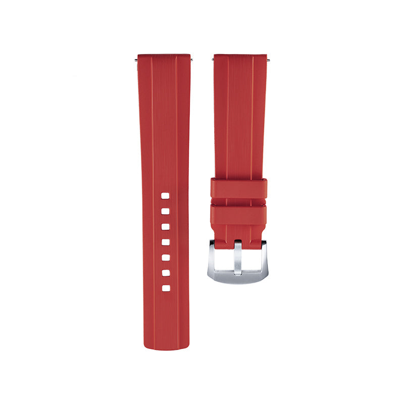 Red Overseas FKM Rubber Strap