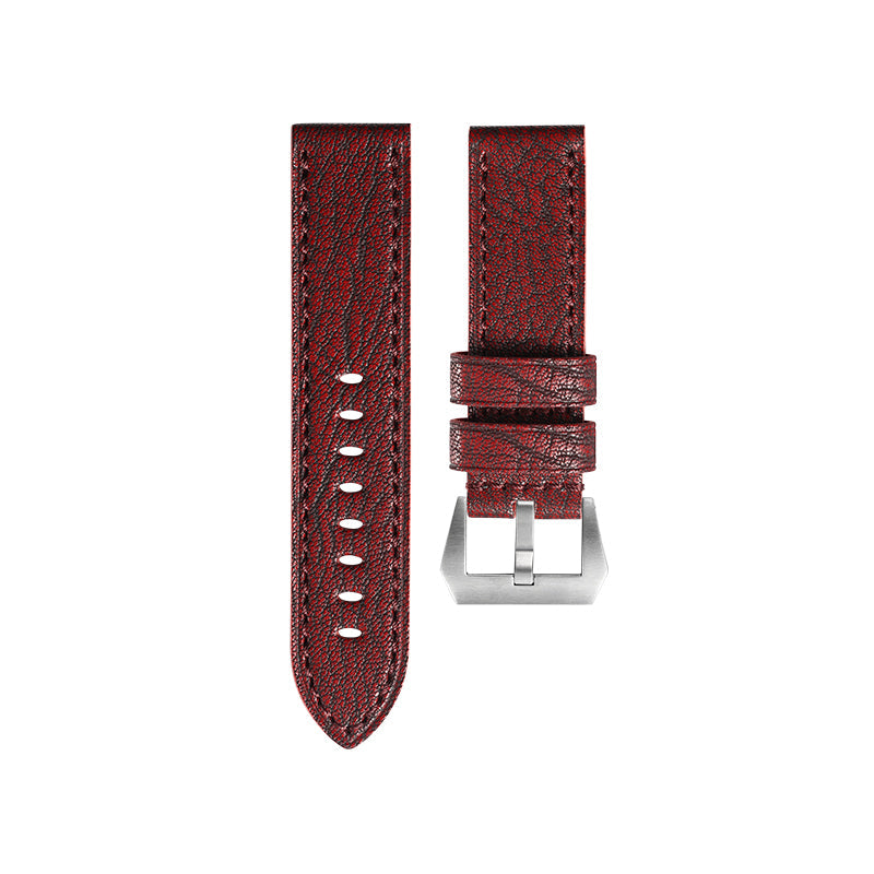 Red Patnat Goatskin Leather Strap for Panerai