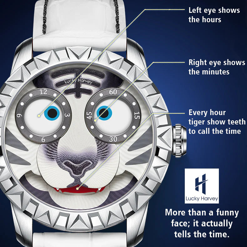 White Tiger Automatic Watch For Man Luminous Limited Edition 2022PCS
